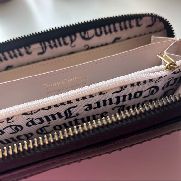 Like New Juicy Couture Black Wallet - Picture 3 of 5